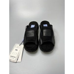 MCQ S10 Striae Slides Black Men’s EU 40/US 7 $345